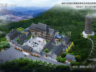 中山小型寺院规划方案_小寺庙布局效果图